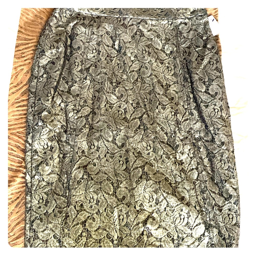 Gold and Black Skirt